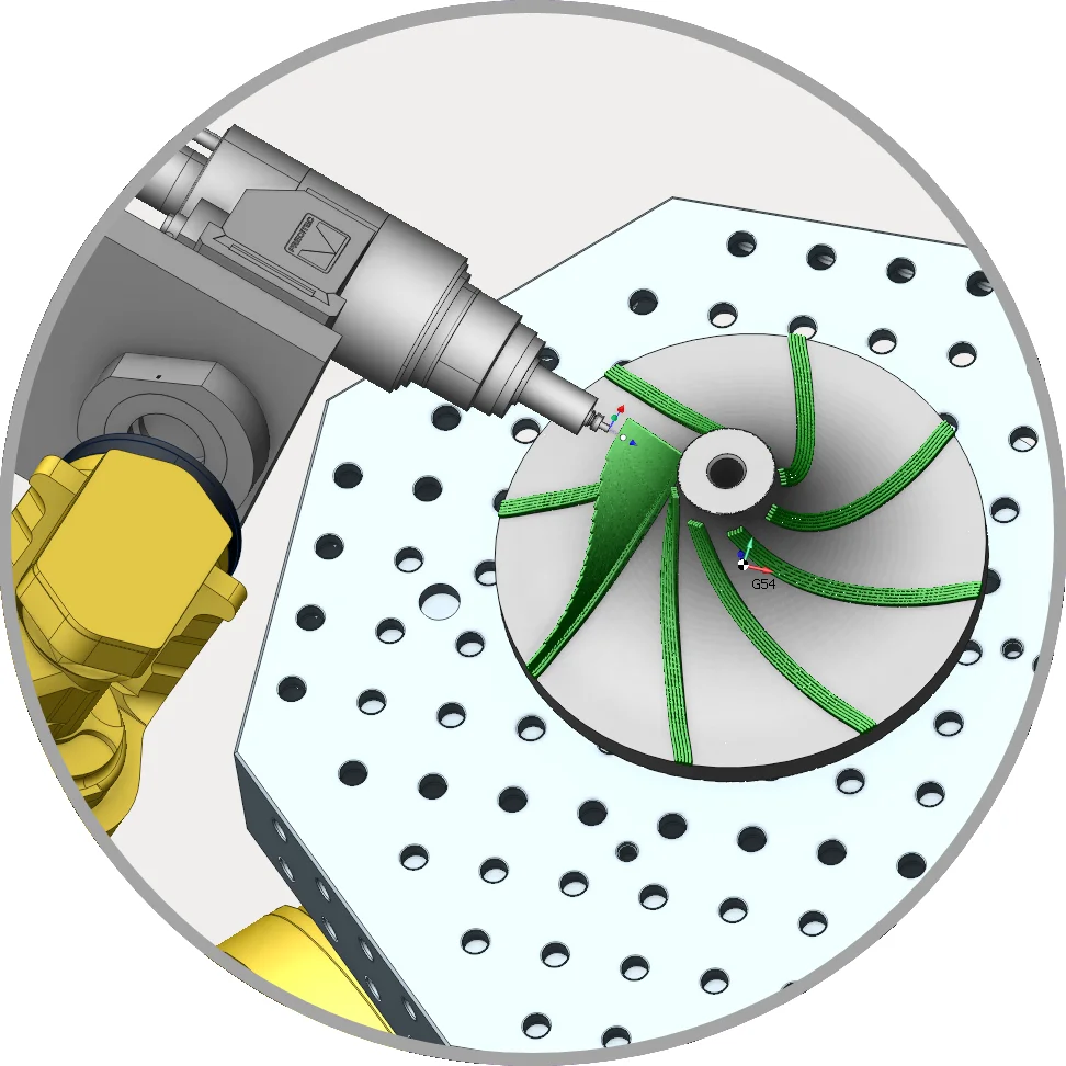 Zusatz Achsen 1 | CAD/CAM Programmiersoftware für CNC Maschinen und Industrieroboter