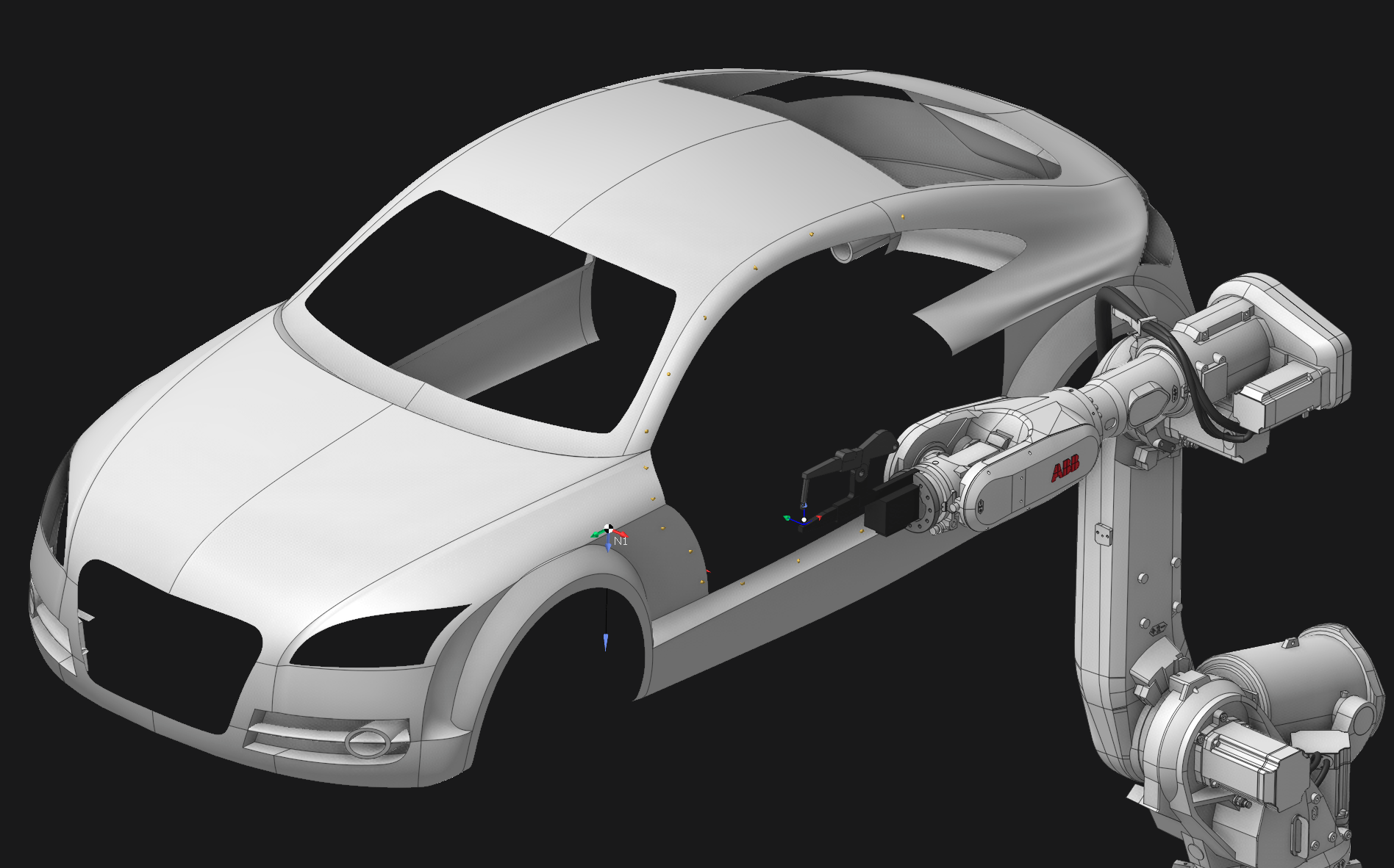 CAD CAM CNC für Punktschweissen