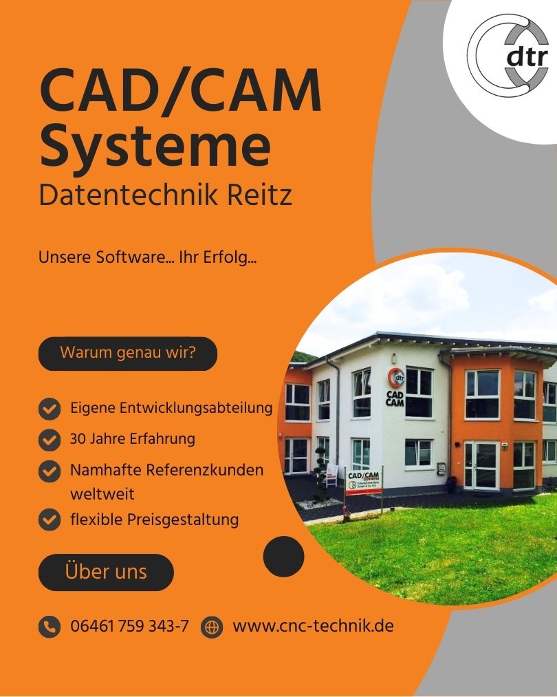 CADCAM Systeme Datentechnik Reitz | CAD/CAM Programmiersoftware für CNC Maschinen und Industrieroboter