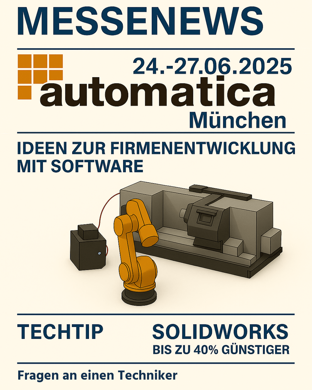 Fragen an einen Techniker | CAD/CAM Programmiersoftware für CNC Maschinen und Industrieroboter