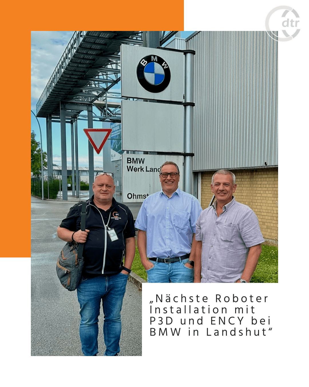 „Nachste Roboter Installation mit P3D und Ency bei BMW in Landshut | CAD/CAM Programmiersoftware für CNC Maschinen und Industrieroboter