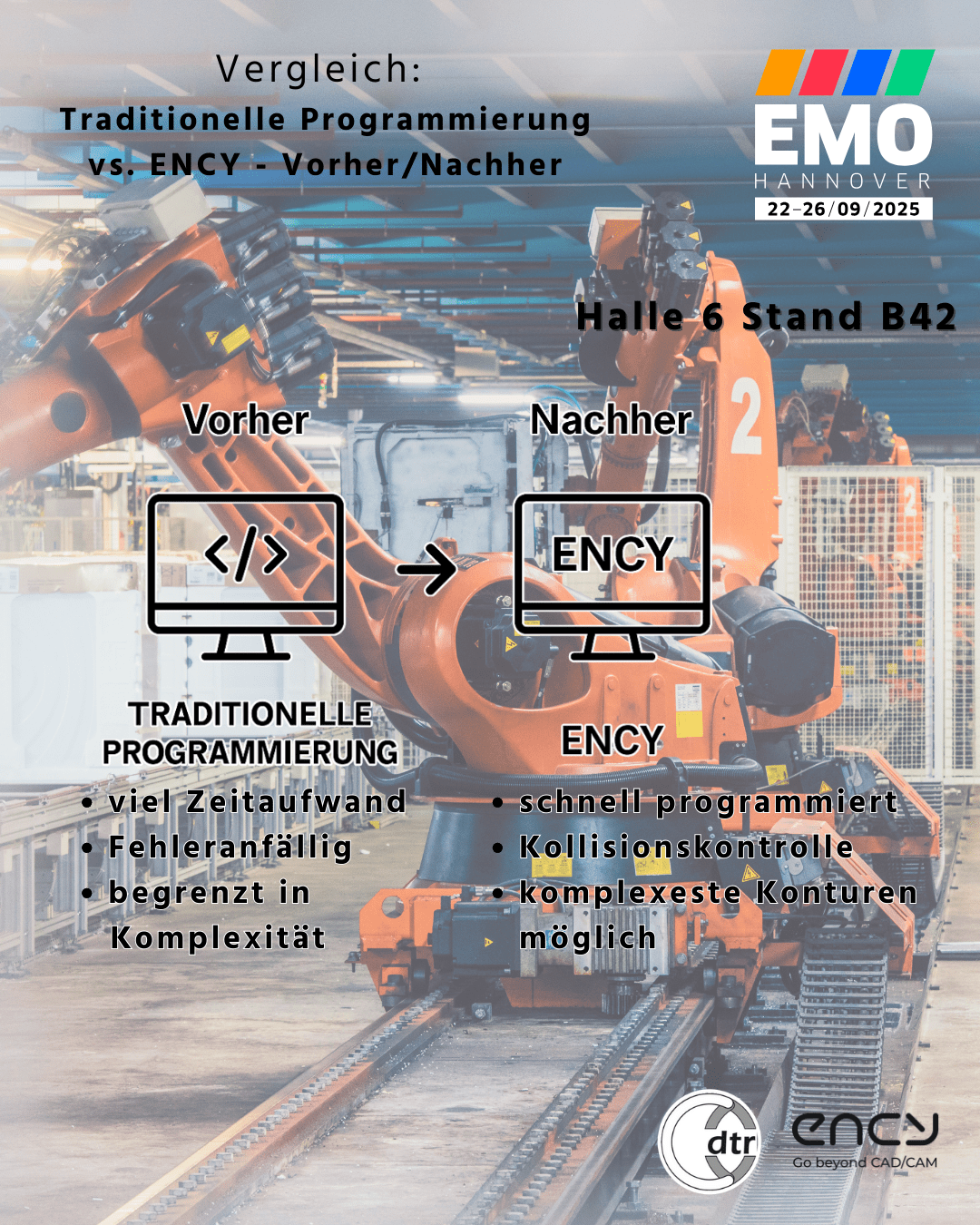 Post 2 EMO 2025 | CAD/CAM Programmiersoftware für CNC Maschinen und Industrieroboter