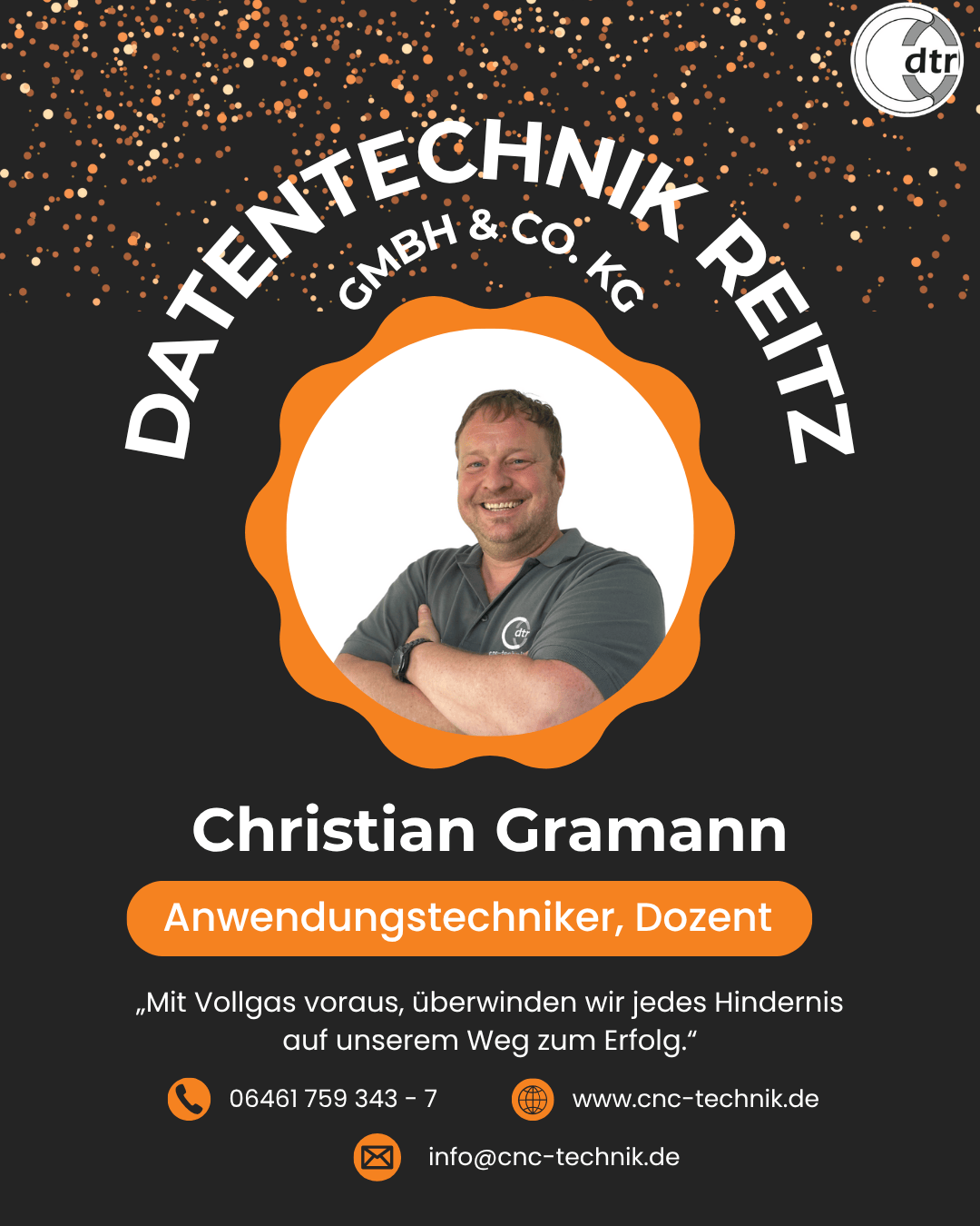 Datentechnik Reitz 5 | CAD/CAM Programmiersoftware für CNC Maschinen und Industrieroboter