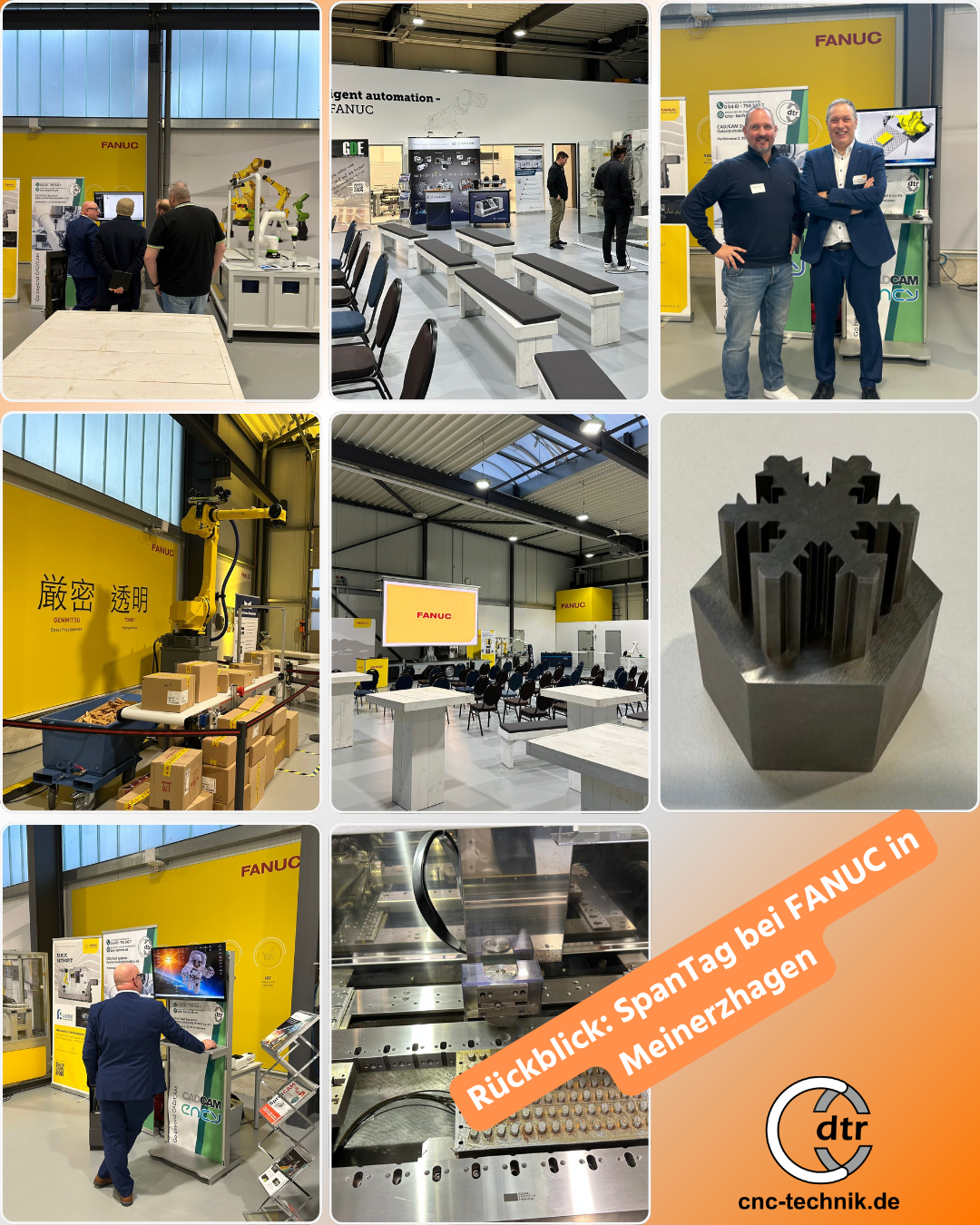 Ruckblick SpanTag bei FANUC in Meinerzhagen | CAD/CAM Programmiersoftware für CNC Maschinen und Industrieroboter