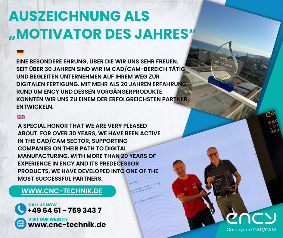 ency CAD CAM Programmiersoftware für CNC Maschinen und Industrieroboter 1 ENCY Reseller Meeting Post 2 | CAD/CAM Programmiersoftware für CNC Maschinen und Industrieroboter