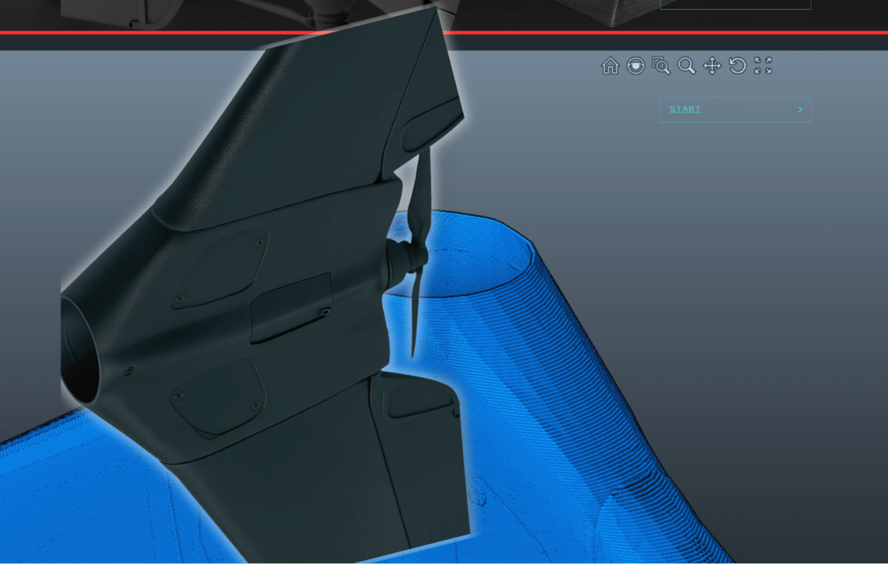 Nicht-planare Druckbahn mit P3D Slicer