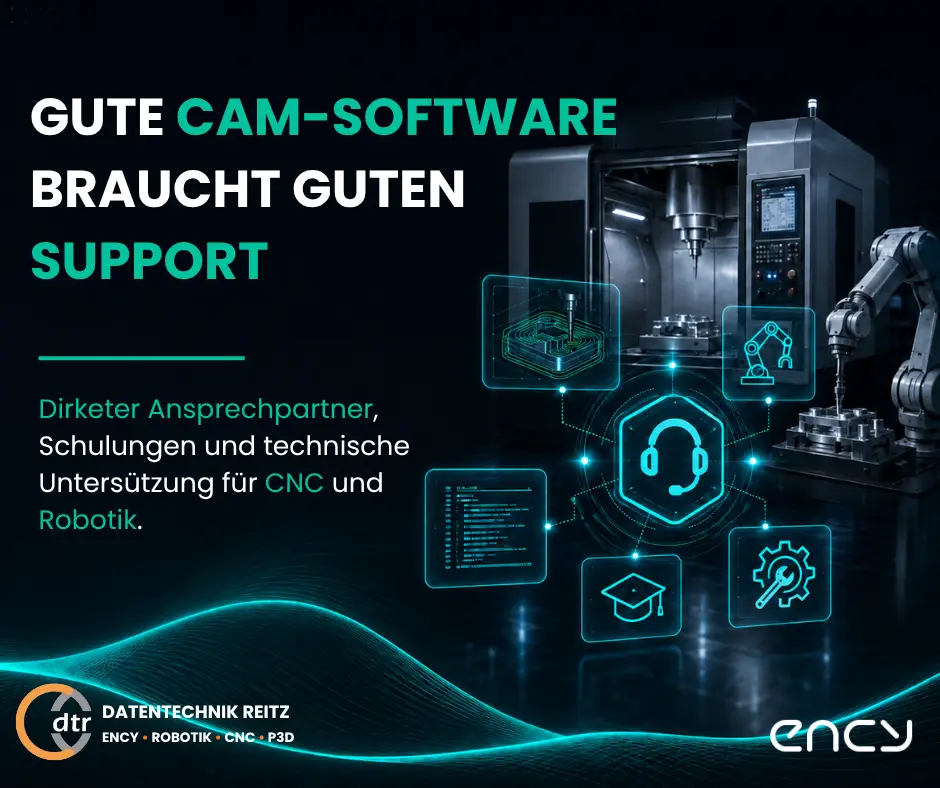 Kampagne ENCY Post 1 5 | CAD/CAM Programmiersoftware für CNC Maschinen und Industrieroboter