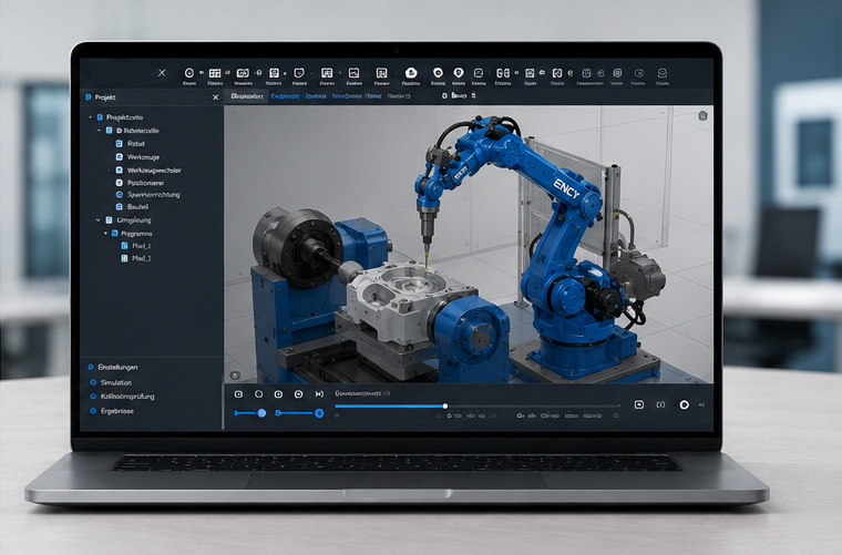 ENCY Robot Software zur Offline-Programmierung von Industrierobotern