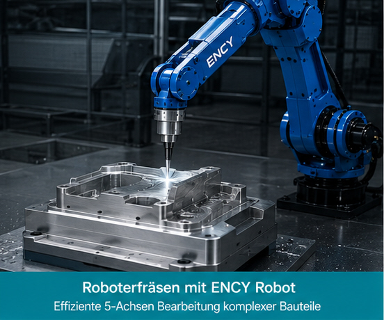 Roboterfräsen mit ENCY Robot