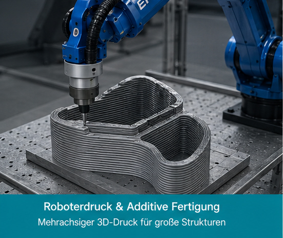 Roboterdruck und additive Fertigung mit ENCY Robot
