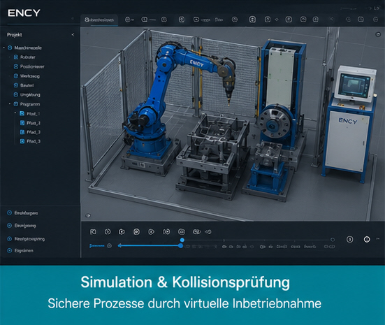 Roboterschneiden mit ENCY Robot