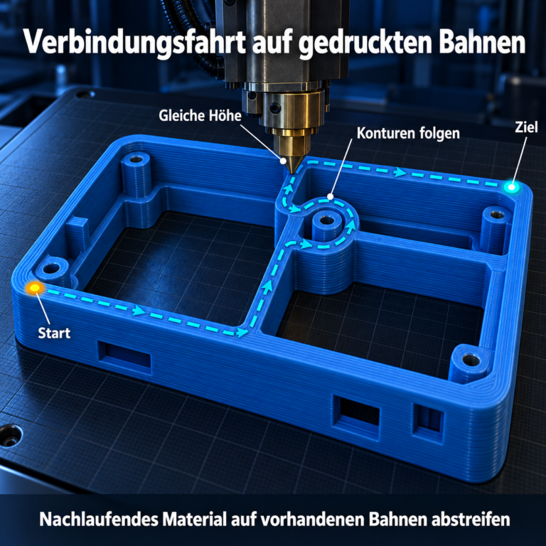 Auf gedruckten Bahnen weiterfahren – technische Prozessillustration
