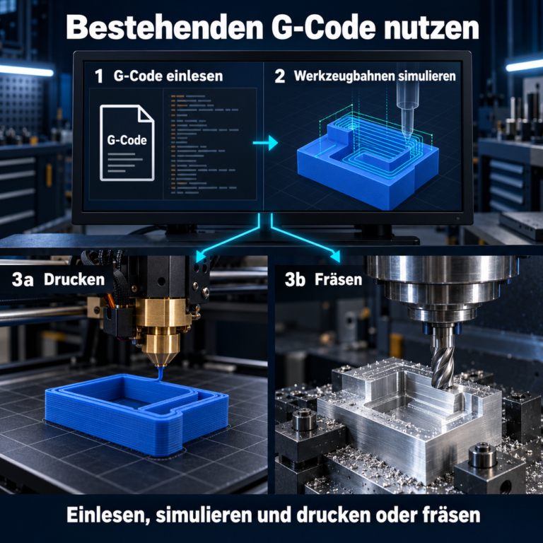 Vorhandenen G-Code weiterverwenden